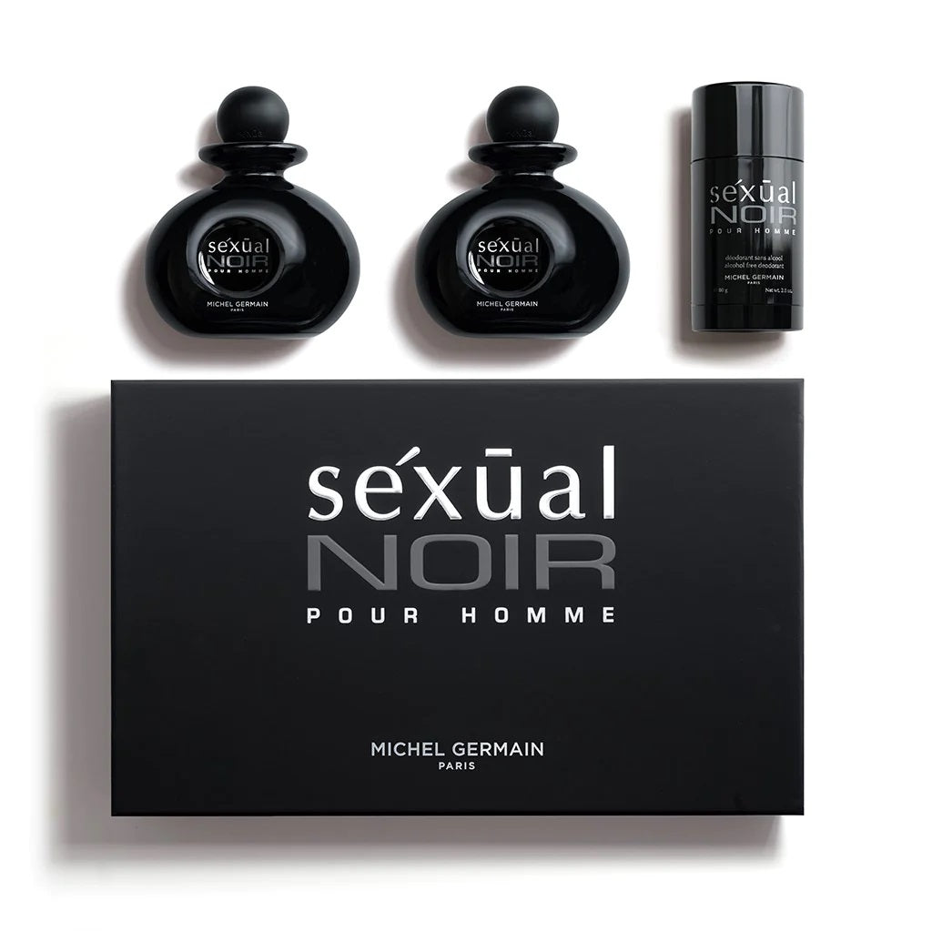 Set Sexual Noir Pour Homme 3 pieces