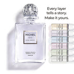 Michel - French Pear & Queen's Lilac Parfum - Free Layering Kit Included 6 x 4ml